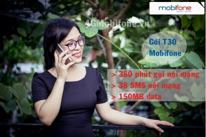 Đăng ký gói T30 Mobifone gọi nội mạng cả tháng chỉ 30.000 đồng
