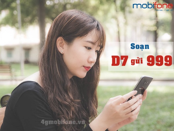 Đăng ký 3G gói D7 Mobifone dùng trong 1 ngày chỉ 7000đ