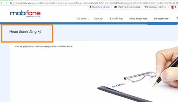 Bốn bước đăng ký tài khoản Mobifone Portal ai cùng làm được