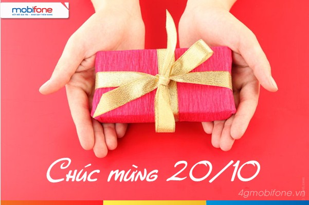 Mobifone khuyến mãi tặng quà chúc mừng 20/10 cho quý khách hàng 