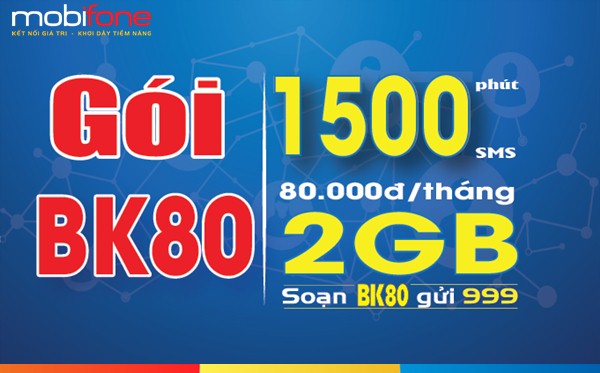 Hướng dẫn đăng ký gói BK80 của Mobifone