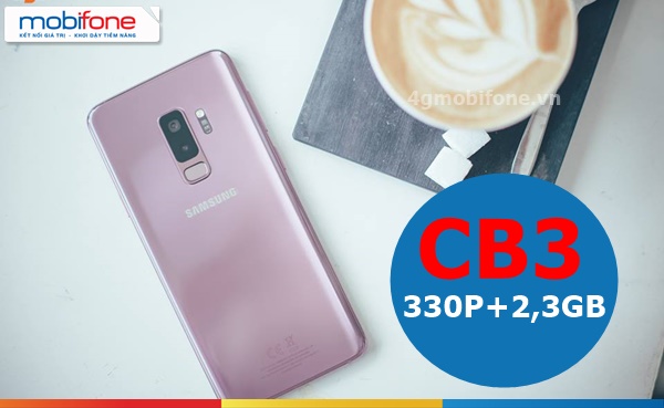 Đăng ký gói CB3 mạng Mobifone nhận 2,3GB và 330 phút thoại