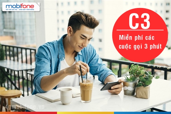 Đăng ký gói C3 Mobifone, gọi không giới hạn chỉ 3000đ
