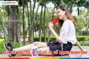 Lịch đổi sim 11 số về 10 số chính thức của Mobifone
