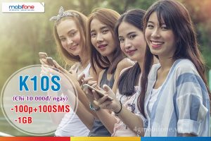 Đăng ký gói K10S Mobifone nhận cả ưu đãi thoại, sms data hấp dẫn