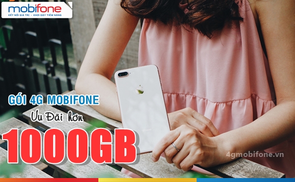 Đăng ký các gói 4G Mobifone hơn 1000Gb tẹt ga lướt web 