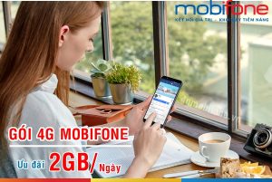 Đăng ký các gói data 2GB/ ngày mạng Mobifone cước chỉ từ 5000đ
