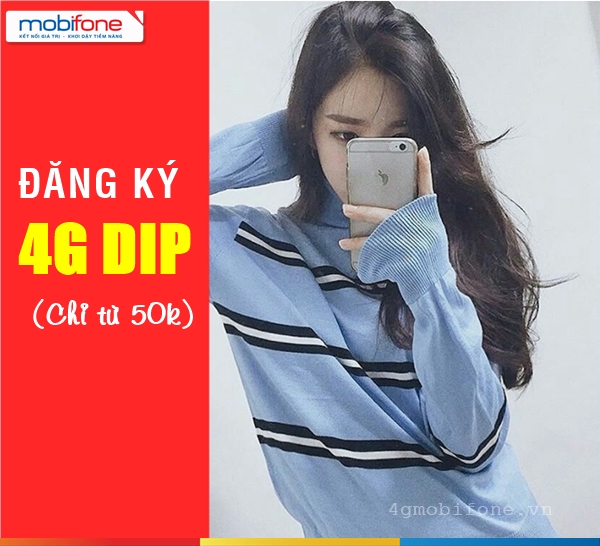 Đăng ký gói cước 4G Dip Mobifone tặng 5GB và free data chơi game, xem phim