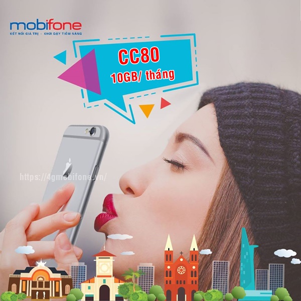 Đăng ký gói CC80 Mobifone nhận 10GB chỉ với 30,000đ