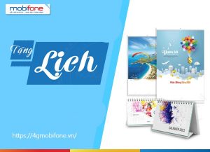 Mobifone khuyến mãi tặng lịch mừng năm mới cho khách hàng