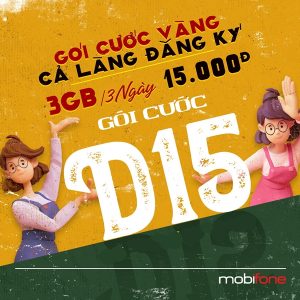 Cách đăng ký gói 4G Mobifone 15K tặng 3GB/ ngày