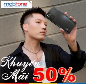 MobiFone khuyến mãi 50% thẻ nạp ngày 31/3/2021