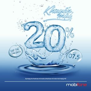 Mobifone khuyến mãi nạp thẻ tặng data ngày 7/5/2021