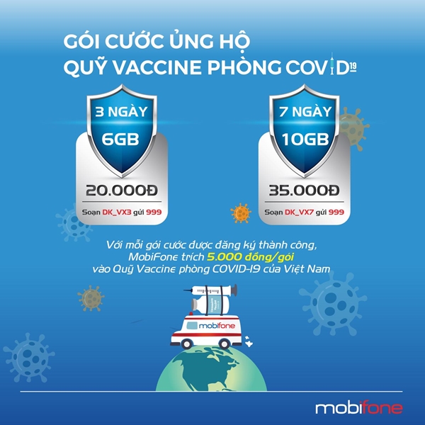 Hướng dẫn đăng ký gói data Vắc Xin Mobifone ưu đãi 6GB - 10GB chỉ từ 20k 