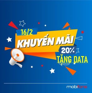 Mobifone khuyến mãi nạp thẻ tặng data ngày 16/2/2022 siêu HOT