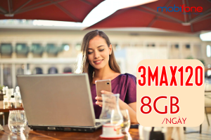 Đăng ký gói 3MAX120 Mobifone có ngay 720GB siêu HOT