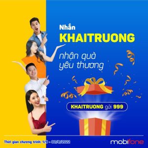 Tận hưởng ưu đãi cực HOT với gói KHAITRUONG Mobifone 