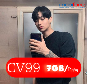 Đăng ký gói CV99 Mobifone nhận 7GB/ ngày tha hồ lướt web
