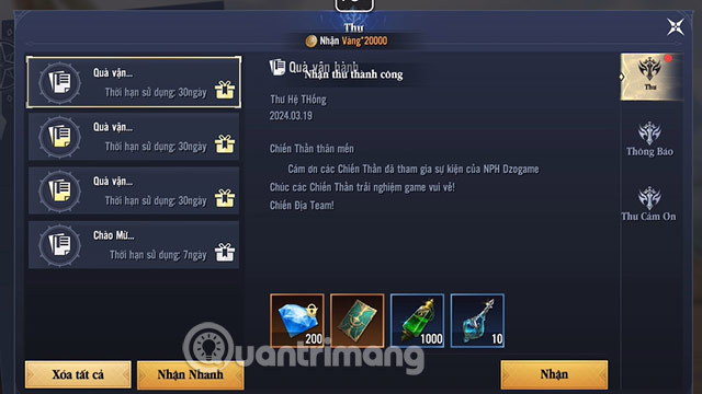nhap code chien dia 