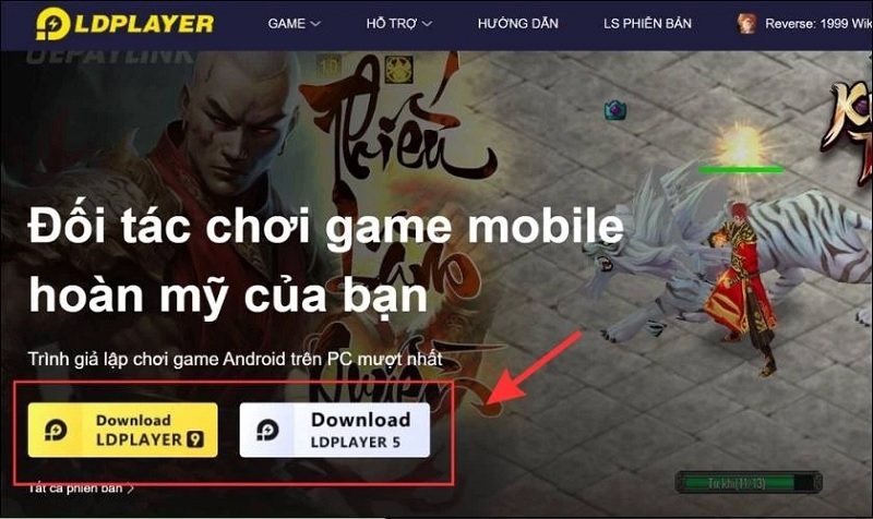 Chọn phiên bản phù hợp với thiết bị