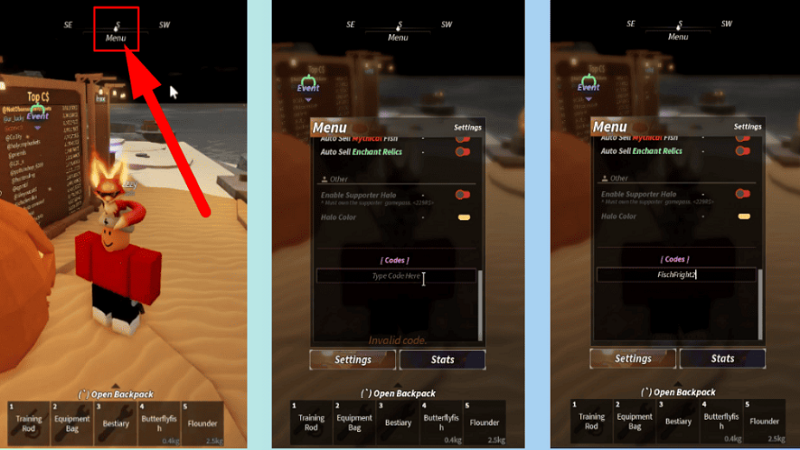 Full code Fisch Roblox mới nhất 2025 và Cách nhập chi tiết